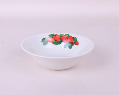 Салатник 15см 350мл Клубника,фарф.(12/96)