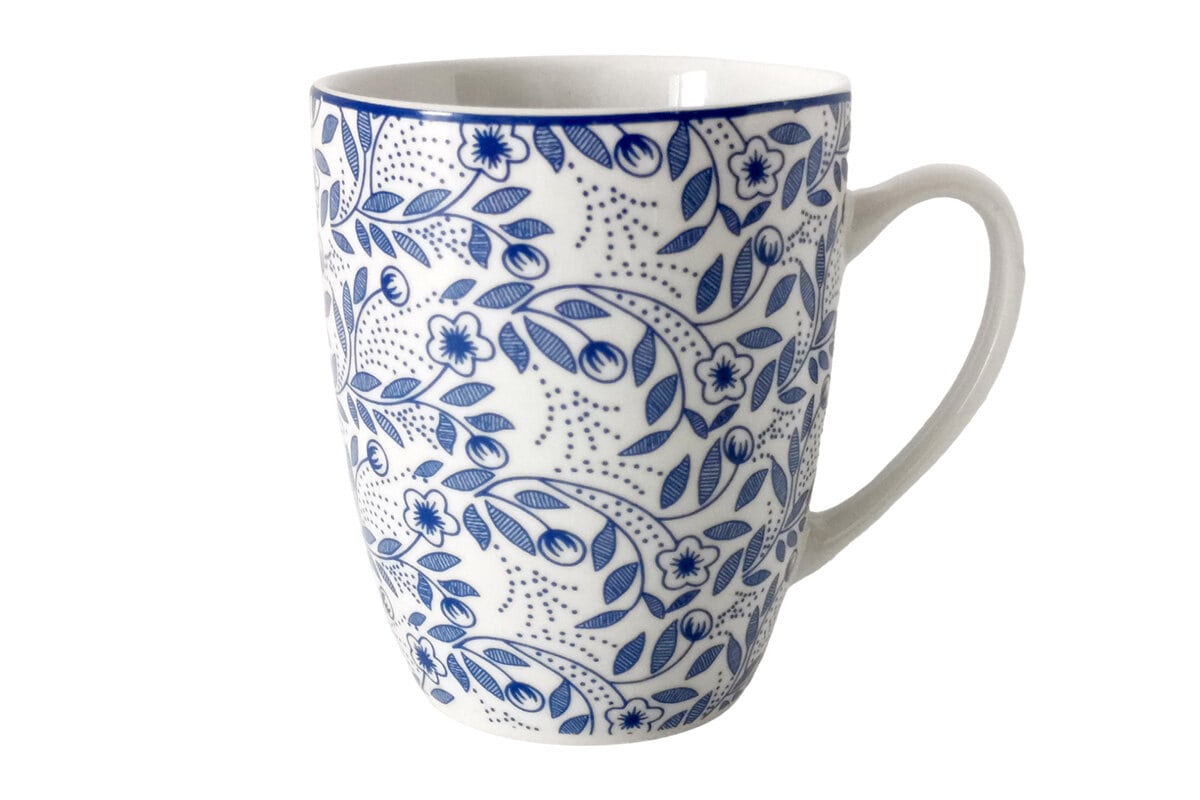 "Floral pattern" Кружка 340мл (фарф.) (6/36)