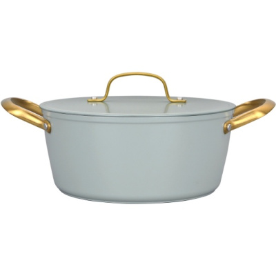 Кастрюля 4,1л VALENTINA мрамор.А/П (алюм.) (1/6)