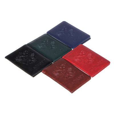 Обложка д/паспорта "Герб" 9,7*14см (5цв) (1/10)