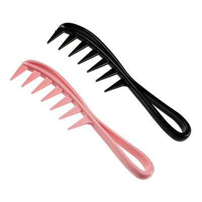 Расческа-гребень, пластик, 19х5 см, 2 цв ЮНИLOOK (12/96)