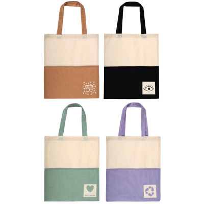 Сумка-шоппер хозяйственная, хлопок ЭКО, 35х40см, 4 диз VETTA (4/300)