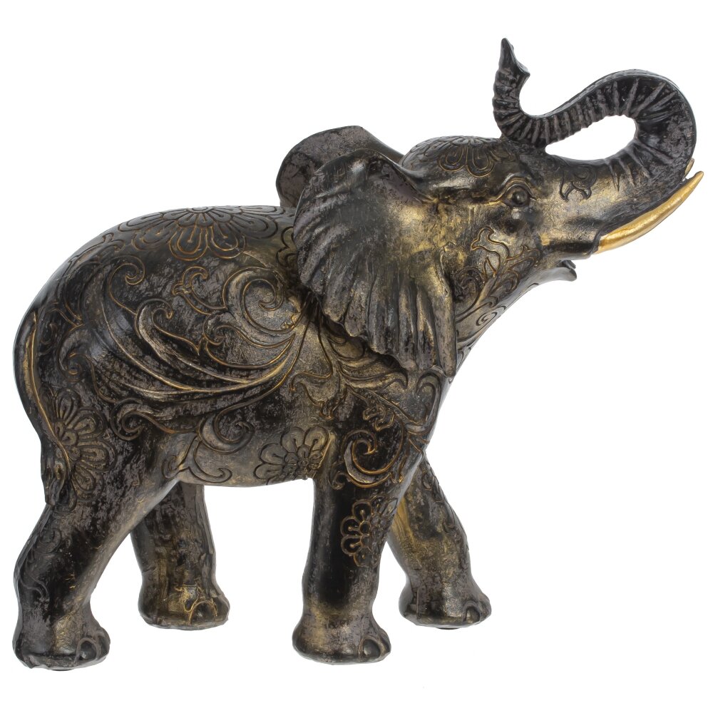 Фигурка декоративная "Слон", L21 W9 H19,5 см(полимер.матер.)(1/12)