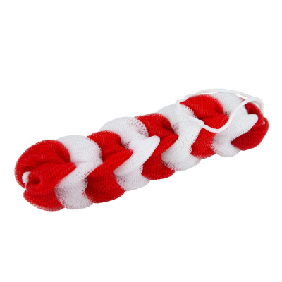 Мочалка "Косичка"  БАННАЯ ЛИНИЯ нейлон(24/24)