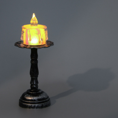 Светильник декор. LED в виде свечи, 6,2x14,5см, PP, PS, 3хAG13, 1 реж СНОУ БУМ (1/1)