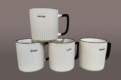 Кружка 350мл (фарф.) (12/72)