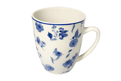 Кружка 340мл "Blue calico" фарф. (6/48)