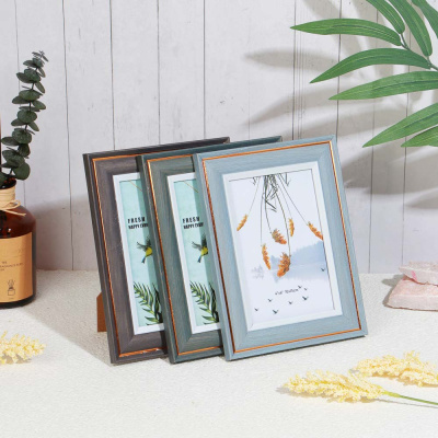 Фоторамка, 10х15 см, пластик, 3 цвета, арт.10-22(3/60)