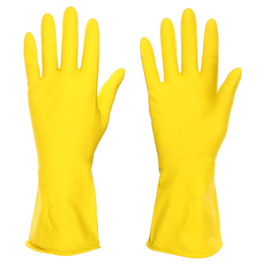Перчатки резин. VETTA желтые (S) (12/12/240)