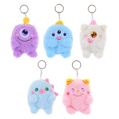 Игрушка мягкая "Монстряша", полиэстер, 10х7см, 5 диз МЕШОК ПОДАРКОВ (5/5)