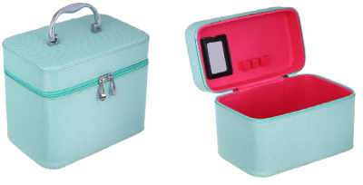 Шкатулка для украшений, 23х15х16,5см, полиуретан, цвет бирюзовый, арт.23-35(1/24)