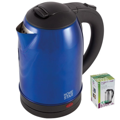 Чайник 1,8л Homestar стальной, HS-1009 blue (1)