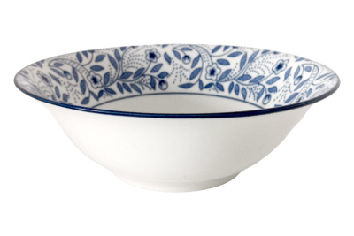 "Floral pattern"Салатник 18см 550мл (фарф) (12/72)