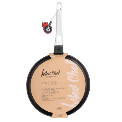 Сковорода блинная литая d28см, АП Whitford Quantanium, индукция Ivlev Chef Royal (1/6)