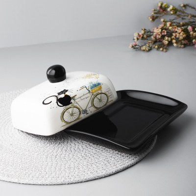 Масленка, 17х12x8см, кер MILLIMI Котейка (1/24)