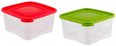 Контейнер "Каскад" (квадр) 1,0л пластик(40)