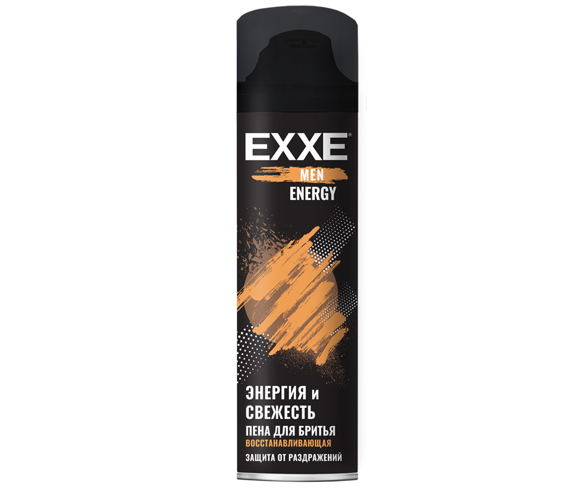 EXXE MEN Пена для бритья Восстанавливающая ENERGY 200 мл(6/24)