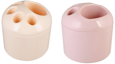 Подставка для зубных щеток и пасты пласт.(24)