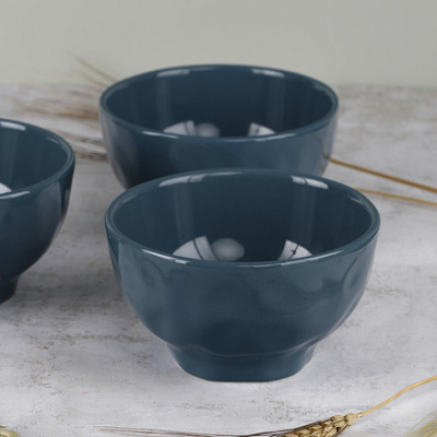 Салатник 15см STONE синий (керамика) (1/16)