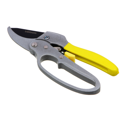 Секатор садовый 20,5см усиленный, сталь, ручки из аллюмин. INBLOOM (6/60)