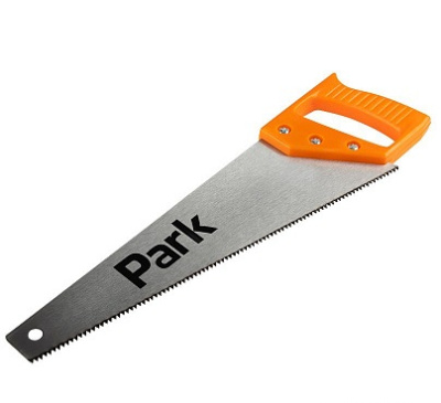 Ножовка по дереву с пластиковой ручкой 35 см,(сталь, пластмасса)лезвие 0,7мм(1/72)