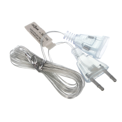 Удлинитель для гирлянд электрических, 3 м, ПВХ, 220В СНОУ БУМ (1/9/180)