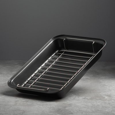 Противень глубокий с решеткой "Ростер" 37,5*25,5*5см VETTA (1/12/24)