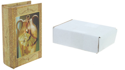 Шкатулка-книга L11 W17 H5 см(дерево,пол.мат.металл) (1/36)