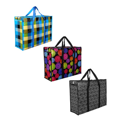 Сумка хозяйственная "Индия", нетканый матер., 60x45x20см,54л,до 11кг,полипропилен,3диз.VETTA(12/96)