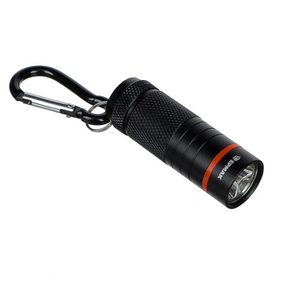 Фонарик на карабине 1 LED, 4хLR44, 5,5x2см ЕРМАК (1/1)