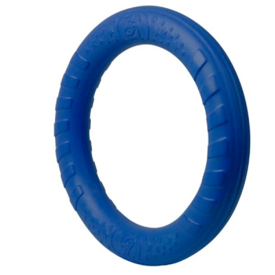 Кольцо - пуллер для собак средних пород "ЛЮБИМЫЙ БРО", цвет синий, d - 18.5см (1/10)