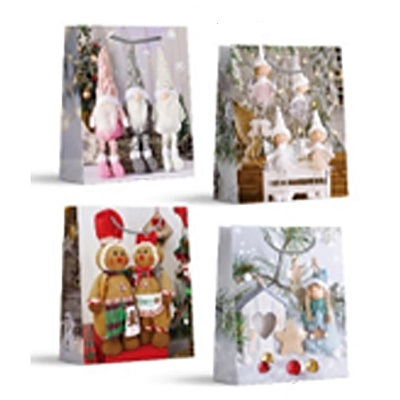 Пакет подарочный 12*6*14 см "Сказка" размер S (1/12)