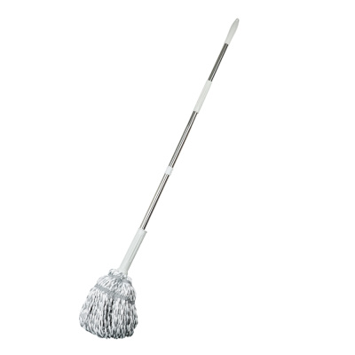 Швабра с отжимом 109см (пластик) насадка из микрофибры овал  VETTA (1/30)