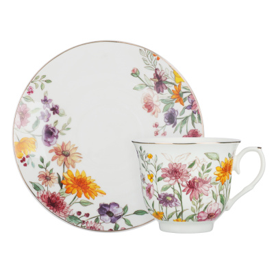 Набор чайный 2 пр., 225мл, фарфор MILLIMI Аврора (1/24)