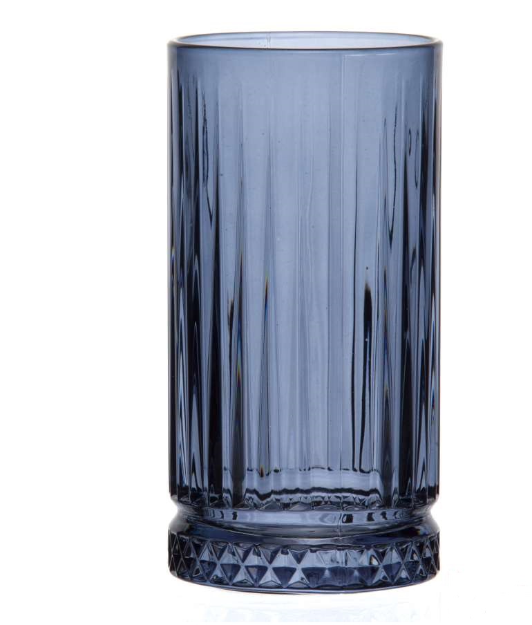 Стакан Энжой 445мл (синий) стекло (12)
