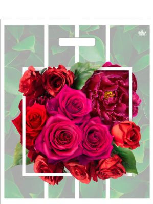 Пакет Розарий 450х380х60 вырубной (50/50/500)