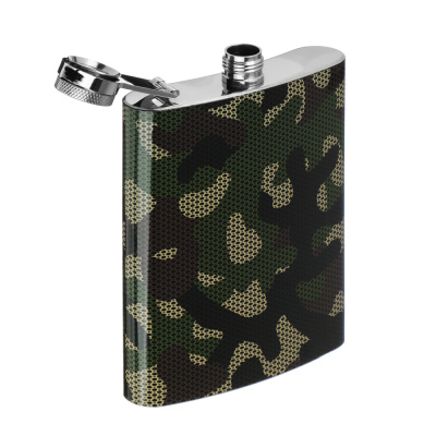 Фляжка нерж. сталь, 240мл "Камуфляж"(1/100)