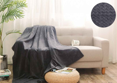 Плед Велсофт Жаккард Премиум 2,0сп ( 100% полиэстер. Размер: 180х200)(1/10)