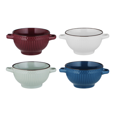 Бульонница, 600мл, керамика, 4 цв MILLIMI (1/24)