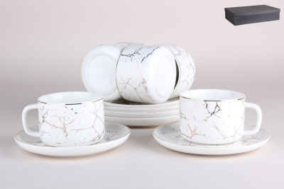 Набор чайный 6/12 220мл п/у (фарф.) (1/4)