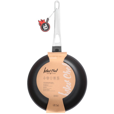 Сковорода литая d24см, АП Whitford Quantanium, индукция Ivlev Chef Royal (1/6)