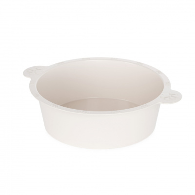 Миска ALTA для собак 3л круглая (бежевый) (уп.23)