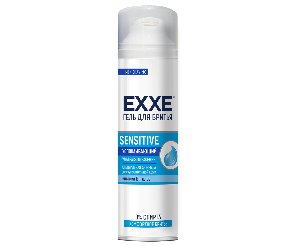 EXXE Гель для бритья SENSITIVE для чувствительной кожи 200мл (1/6)