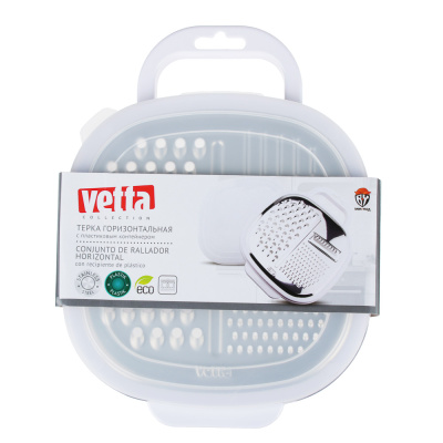 Набор 2пр VETTA терка горизонтальная + пласт. контейнер (1/12/24)