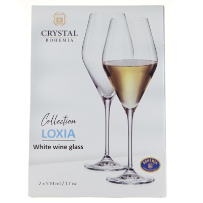 Набор бокалов 2пр 510мл "LOXIA" для белого вина (1/24)