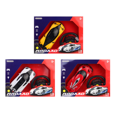Машина на радиоупр. "Аполло", 6xАА, ABS, 33,5х25,5х6,5см, 3диз (1/24)