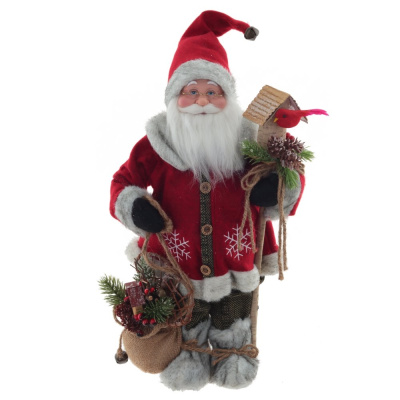 Дед Мороз, L29 W14 H60 см(текст.полим.мат.) (1/8)