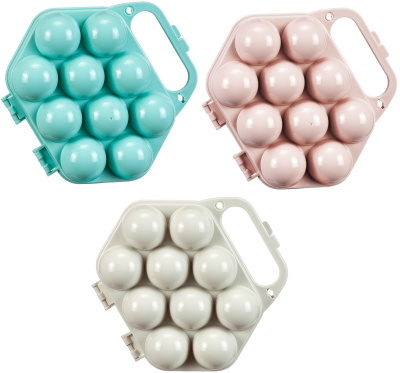 Контейнер для яиц (на 10шт) Микс (разноцв.) пласт.(1/27)