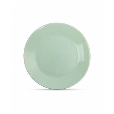 Тарелка 25см обеденная ZELIE PARADISE GREEN (ударопр.стекло) (6/24)