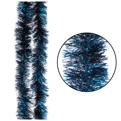 Мишура "Темная ночь" 7*200см,цв.синий (ПЭТ) (1)